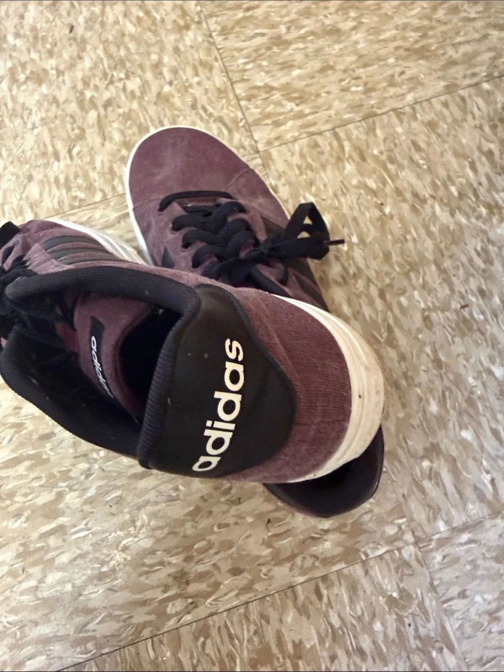Adidas purple sneakers 9.5